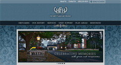 Desktop Screenshot of healdfuneralhome.com